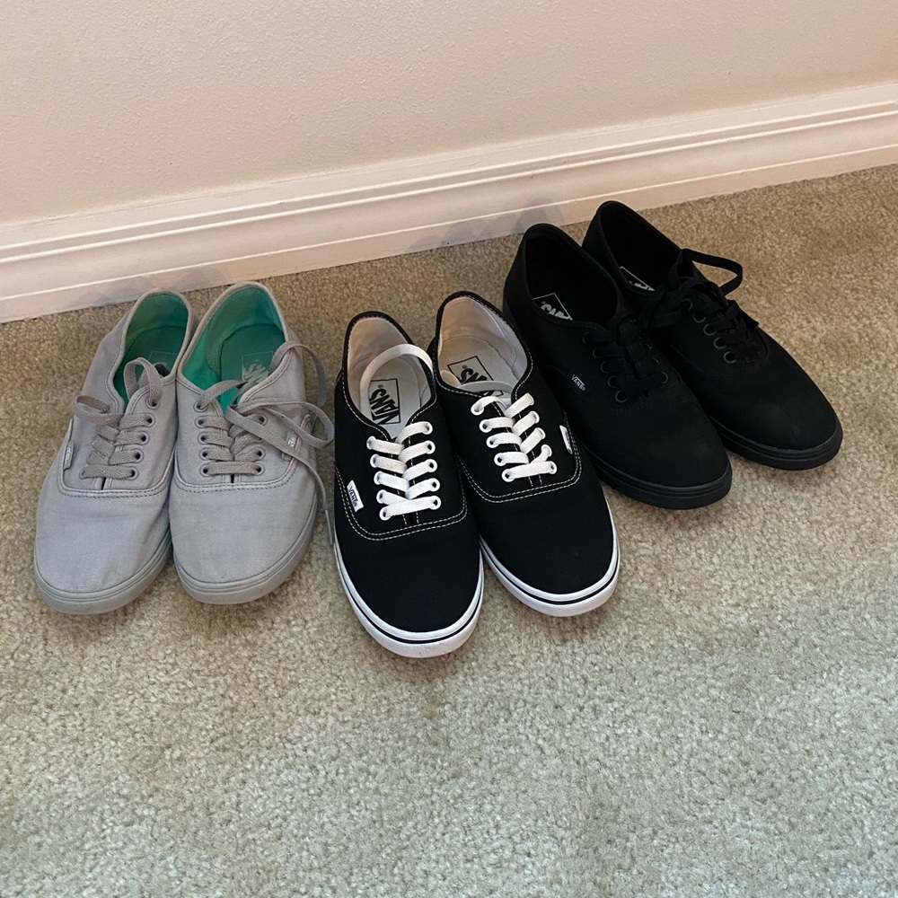 Bundle of Vans Lo Pro Shoes (8.5 and 9)